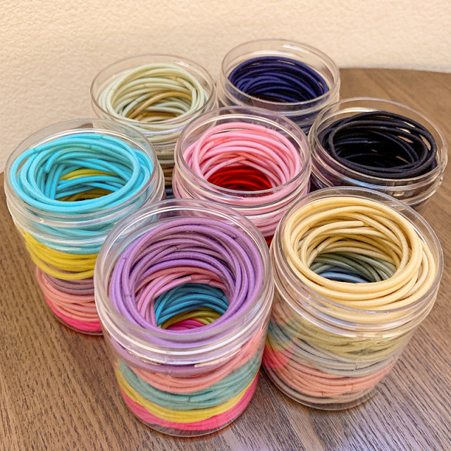 Ins basic candy-colored small circle headband Internet celebrity girl's scalp hair band forest style Korean color hair band headwear