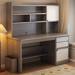 Desk for Home Use, Student Bookshelf, Bookcase Integrated Desk, Junior High School Student Writing Desk, Desktop Computer Desk, 2025 New Model Study Desk