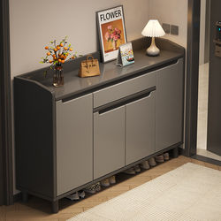 Shoe Cabinet for Home Entrance, Integrated Wall-Mounted Storage, 2026 New Model, Entryway Storage, Outdoor Corridor, Solid Wood Shoe Rack