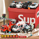 Children's police car toy car gift set gift box boy alloy ambulance car model birthday gift 3 years old 4