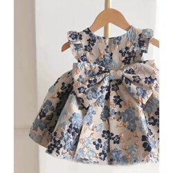 Dog Pet Clothes Spring and Summer New Floral Princess Dress Skirt Teddy Bichon Puppy Cat Cute Clothes