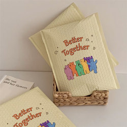 ins Windy Bear Friends Express Bag Envelope Bag Thickened Cartoon Clothing Packaging Bag Shockproof Bubble Bag