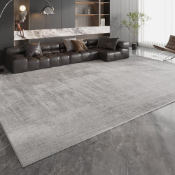 2026 New Carpet for Living Room, Light Luxury, High-End, Washable and Wipeable, Bedroom Floor Mat, Home Sofa Coffee Table Gray Carpet