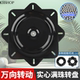 Full beads thick universal turntable TV rotation table bearing furniture square iron turntable mechanical sofa chair base
