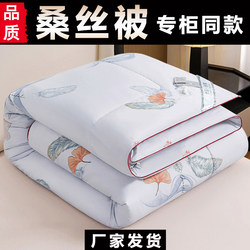 Spring and Autumn Quilt Core, Genuine Mulberry Silk Cotton Quilt, Lightweight Air-Conditioning Quilt, Summer Cooling Quilt, Double Quilt for Autumn and Winter, Special Clearance Sale