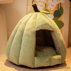 Closed Cat Nest, Thickened for Winter, Extra Large, Safe and Cozy, Warm and Cold-Proof in Winter, Cat Sleeping Nest, Cat Bed, Pet Bed