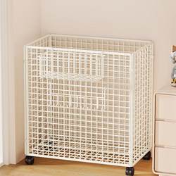 Yoga mat storage basket, household fitness equipment, badminton racket with wheels, removable multi-functional storage rack