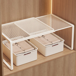 Wardrobe Partition Shelves, Cabinet Partition Racks, Extendable Wardrobe Storage and Organization Tool, Shoe Cabinet Partition Shelf