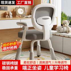 Children's Learning Chair, Home Adjustable Lift Student Chair, Desk Writing Chair, Posture Correction Special Backrest Chair