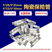 Ống cầu chì gốm 5x20mm Cầu chì 250V 6x30 1A 2A 3A 5A 8A 10A 15A 30A