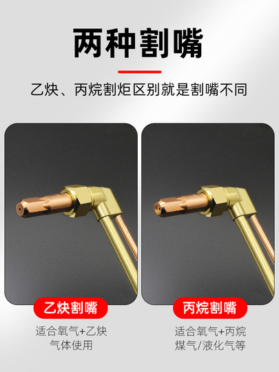 逆火防止切断ガン 100 型酸素アセチレンプロパンガス切断ガン 30