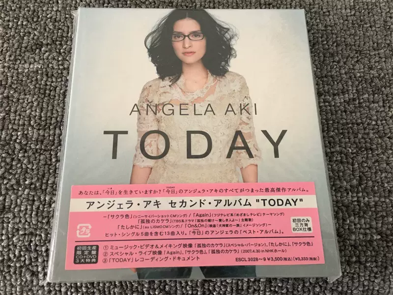 ＡＮＧＥＬＡ ＡＫＩ／TODAY ＣＤ＋ＤＶＤ - 邦楽