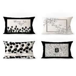 Cream-Style Light Luxury Double-Sided Nordic Pillow, ins Style Cushion for Living Room Sofa, High-End Pillow, Car Backrest