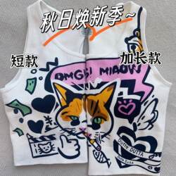 Golf Yoga Vest Shockproof Slimming Fitness Bra Printed Racerback Slim Sports Bra with Fixed Chest Pads Trendy