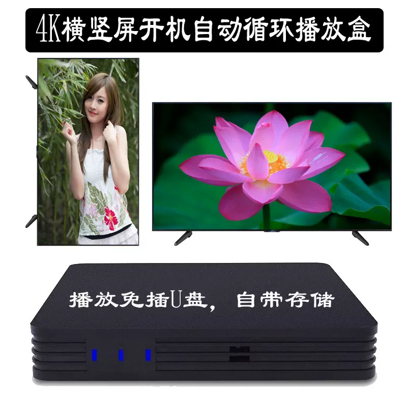 4K图像旋转器90度270换大屏HDMI视频R500画面镜像竖屏翻转盒