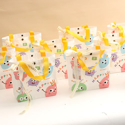 Canvas Bag Cartoon Elf Fur Ball Monster Birthday Gift Canvas Bag Cartoon Funny Pattern Commuter Handbag