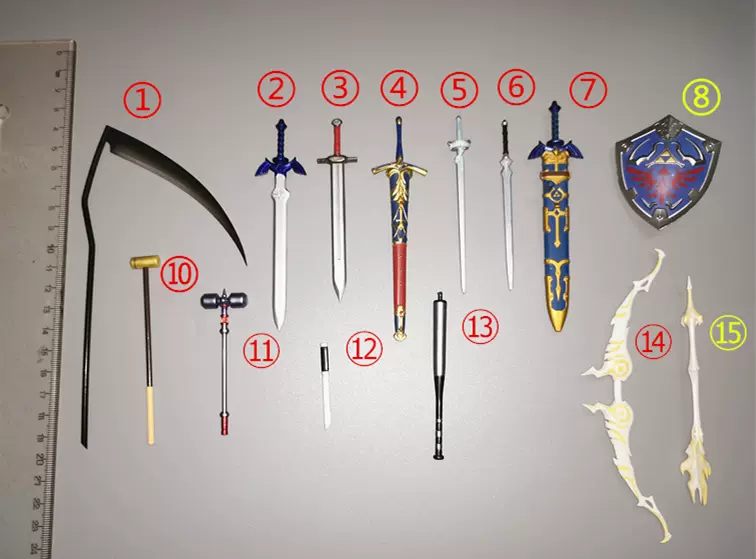 正版散货figma武器兵人武器素体figma配件替换件 Taobao