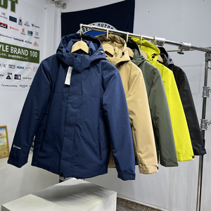 
Mountain outdoor! Graphene heat reflective thickened warm cotton clothing for men and women mountaineering clothing hooded jacket