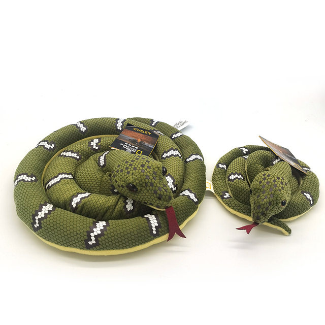 Authentic National Geographic Australia simulated green tree python ...