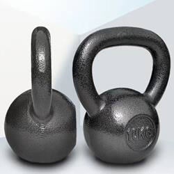 Solid Pure Iron Kettlebell for Home Fitness, Squatting, Hip Training, Men's and Women's Body Shaping, Slimming Exercise Equipment, Strength Training Equipment