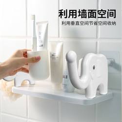 Bathroom Shelf, Washbasin, Cosmetics Storage, Punch-Free Wall-Mounted Kitchen Wall Spice Storage Rack