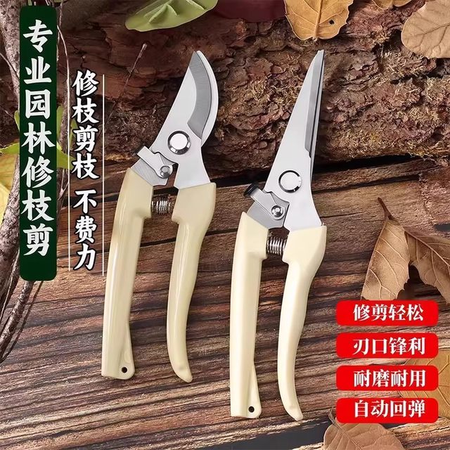 Gardening shears, pruning shears, flower shears, garden scissors, floral shears, branches, fruit tree scissors, branch shears, flower shears.