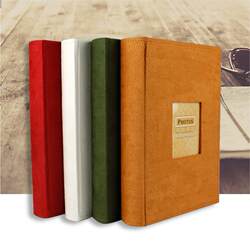 Guangmei Velvet Fabric DIY Handmade Photo Album 4D4R 6inch Baby and Children's Growth Record Photo Album Insert-Type Photo Collection Special Price