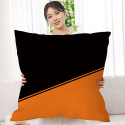 Nordic Oversized Throw Pillow for Sofa, Living Room, Warm Color, Simple Cushion, Geometric Lumbar Support, American-Style Pillowcase, Home Bedroom