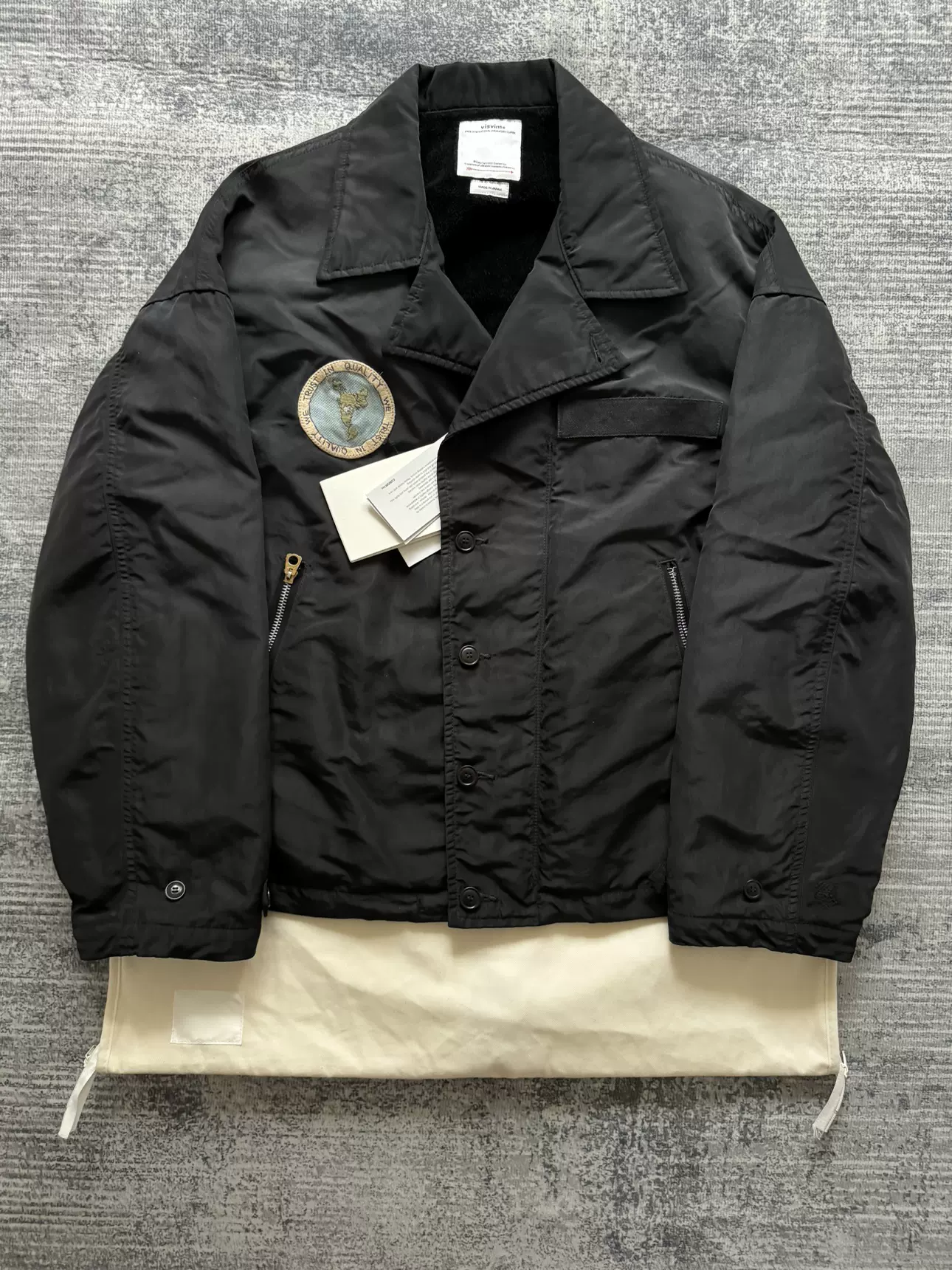visvim gavin jacket サイズ2 VISVIM 23AW GAVIN JKT 泥染做旧外套夹克黑色二码