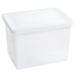Hot selling V3FP transparent storage box frosted thickened large clothing storage box toy household wardrobe storage with lid
