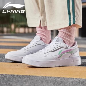 
Li Ning sneakers women's 2026 spring new Air Force One thick-soled low-cut versatile white shoes women's casual shoes