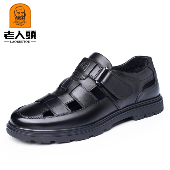 chinese dress ladies Classic Mens Leather Fisherman Dress Sandals Brown / US 6 / UK 5 / EU 39