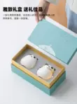 Guochao Panda Du Lịch Trà Di Động Nữ Cá Nhân Nhanh Cốc 1 Nồi 3 Ly Ngoài Trời Pha Trà bộ ấm trà du lịch 