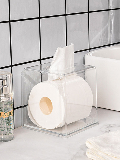 Acryl Taschentuchbox Mit Deckel – Transparent, Elegant & Platzsparend