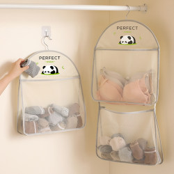 Sock Storage Organizer Dormitory Wardrobe Underwear Hanging Bag Hanging Mesh Pouch Intimate Clothing Bra Box