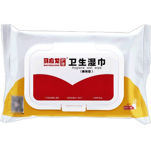 
Free shipping] Ma Yinglong Care and Sanitary Wipes 40 Tablets Private Women's Toilet Wet Wipes Wet Wipes for Men and Women's Toilet Wet Wipes without alcohol