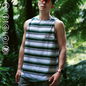 
andtime American sports vest men's quick-drying sweat stripes breathable narrow shoulder basketball fitness sleeveless T-shirt jersey