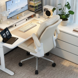 Computer Chair for Home Use, Comfortable Backrest, Gaming Chair, Study Chair for Long Sitting, Desk Office Chair, Girls' Bedroom Makeup Swivel Chair