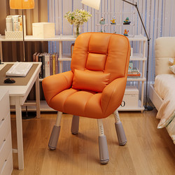 Computer Chair Dormitory College Student Study Desk Office Sofa Chair Girls' Bedroom Adjustable Makeup Stool with Backrest