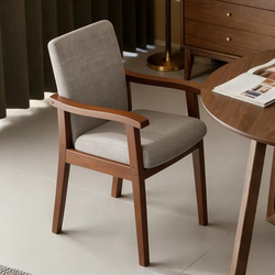 Conference Office Chair, Comfortable Backrest Chair for Long Sitting, Solid Wood Mahjong Chair, Home Reception Chair, Sofa Chair