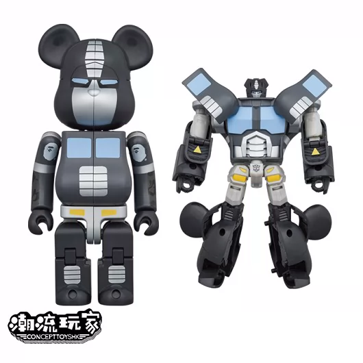 Bearbrick 200% BAPE TRANSFORMERS 變形金剛擎天柱黑色現貨-Taobao