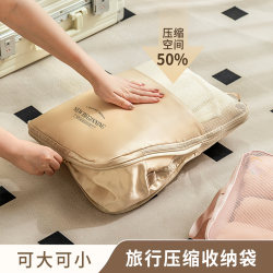 Travel Clothing Storage Bag, Travel Suitcase, Clothes, Underwear, Compression Organizer Bag, Business Trip Portable Packing Bag