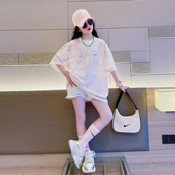 Girls' Short-Sleeved T-Shirt 2026 New Summer Style, Stylish and Super Pretty, Big Kids' Top, Summer Thin Style, Girls' Clothing