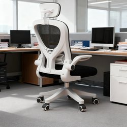 Computer Chair, Home Ergonomic Chair, Swivel Office Chair, Comfortable for Long Sitting, Gaming Chair, Dormitory Study Chair with Backrest