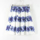 Daily single spring new commuter versatile side invisible zipper high waist slim short skirt women's printed fashionable skirt
