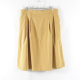 New Japanese style commuting versatile side invisible zipper rear elastic high waist slimming women's solid color fashionable midi skirt