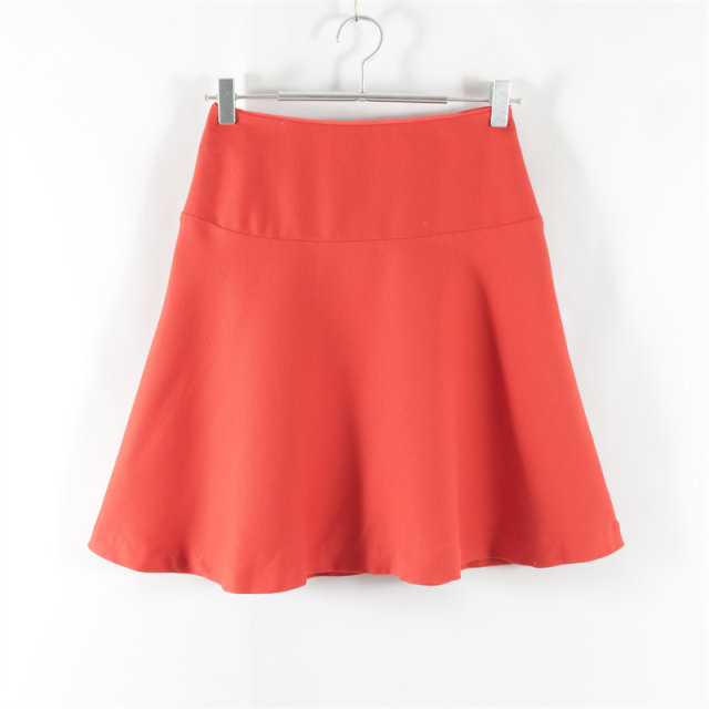 New Japanese style commuting versatile rear invisible zipper high waist slim short skirt for women solid color fashionable A-line skirt
