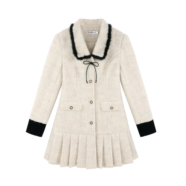 College Style French Retro Doll Collar Dress main image 1