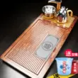 Kunde Bộ trà Kung Fu hoàn chỉnh bằng gỗ nguyên khối khay trà Bộ hộ gia đình hoàn toàn tự động cảm ứng tích hợp bàn trà trà đĩa biển bộ bàn trà điện thông minh Bàn trà điện