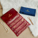 Velvet necklace storage bag anti-tangle pearl gold jewelry bag portable anti-oxidation sealed special artifact jewelry